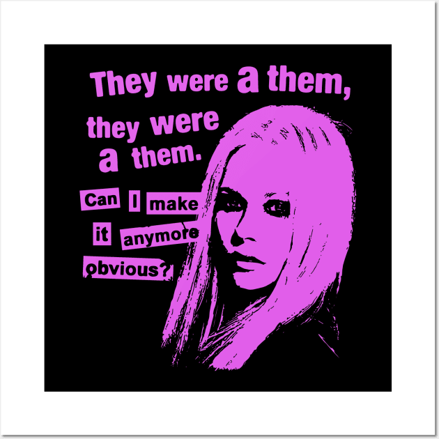 They Were A Them, They Were A Them. Can I Make It Anymore Obvious? Wall Art by KC Crafts & Creations